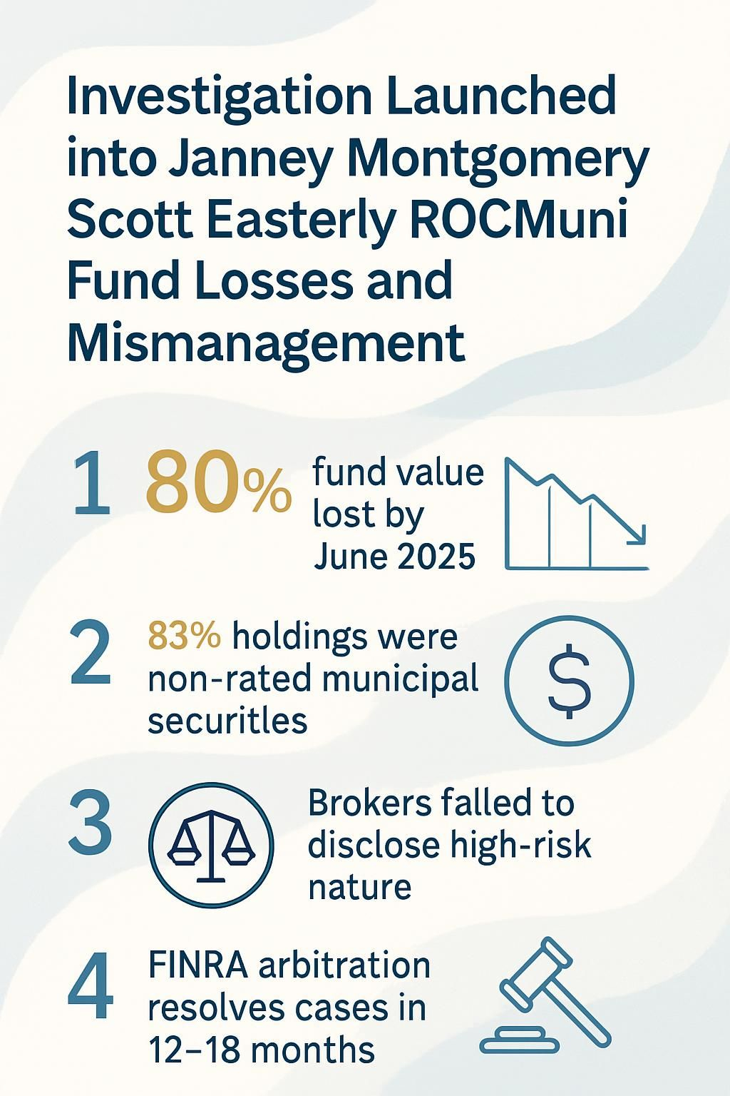 Investigation Launched into Janney Montgomery Scott Easterly ROCMuni Fund Losses and Mismanagement 1 infographic investigation launched into janney montgomery scott easterly rocmuni fund losses and mismanagement 1350657